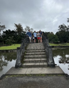 Japanese garden bridge 
